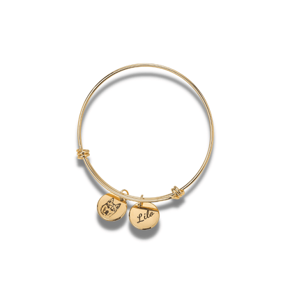 Pet Portrait Disc Bracelet